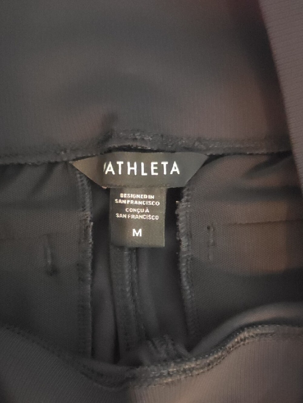 Athleta Black Venise Wide-Leg Active Pants - Zipper Pocket - Picture 4 of 7